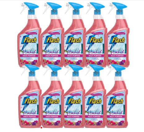 Flash Wipe Done Mrs Hinch Enchanted Wildflowers Spring Edition x 10